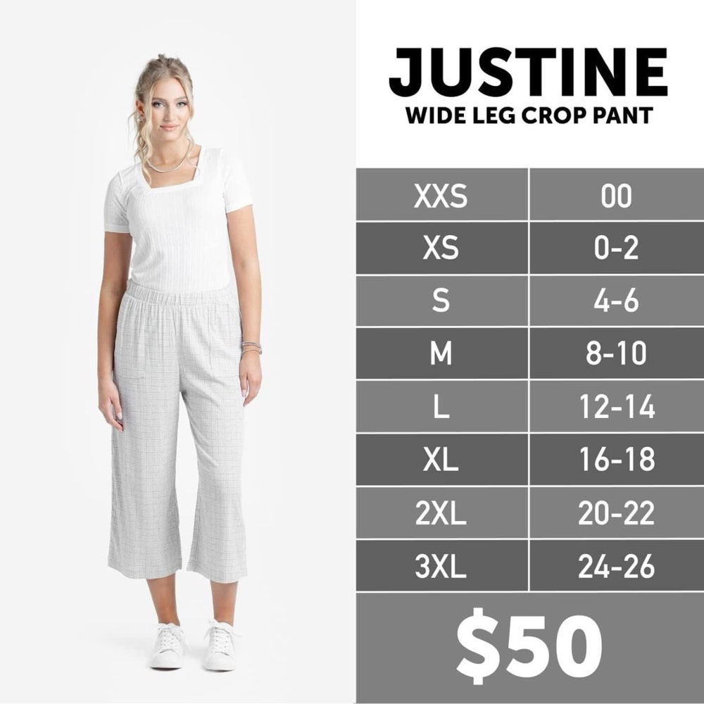 NWT LuLaRoe Justine Pants - 2XL - Picture 4 of 4